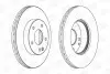 Диск тормозной передний (кратно 2шт.) MB Vaneo CHAMPION 562249CH (фото 1)