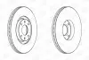 Диск тормозной передний (кратно 2шт.) CITROEN C4 Grand Picasso I (UA_) 06-13, C4 I (LC_) 04-14 CHAMPION 562267CH (фото 1)