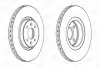 Диск тормозной передний (кртано 2) Renault Grand Scenic II, Scenic II CHAMPION 562410CH (фото 1)