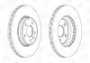 Диск тормозной передний (кртано 2) Audi A4 (B8) CHAMPION 562466CH (фото 1)