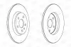 Диск тормозной задний (кратно 2) Audi A4 (B8), A6 (C7), Q5 (08-17) CH CHAMPION 562505CH (фото 1)
