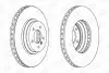Диск гальмівний передній Bmw 3 (E90) (04-12), 3 Convertible (E93) (06-13) CHAMPION 562519CH-1 (фото 1)