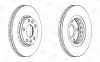 Диск тормозной передний (кртано 2) Renault Duster (11-), Fluence (10-), Megane (CHAMPION 562529CH (фото 1)