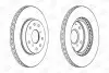 Диск гальмівний передній (кратно 2) Fiat Sedici (06-14)/Suzuki SX4 (06-), Vitara (LY) (15-) CHAMPION 562534CH (фото 1)
