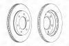 Диск тормозной передний (кртано 2) Mitsubishi Pajero (II,III,IV), Pajero Sport I CHAMPION 562572CH (фото 1)