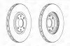 Диск тормозной передний (кратно 2шт.) CITROEN C4 I (06-), DS5 (11-15)/PEUGEOT 2008 II (UD_, US_, UY_, UK_) (19-) CHAMPION 562641CH (фото 1)