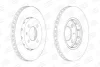 Гальмівний диск перед. Seat Mii/Skoda Citigo 11-19 компл. 2шт CHAMPION 562727CH (фото 1)