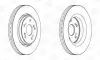 Диск тормозной передний (кртано 2) Honda CR-V (III,IV) CHAMPION 562746CH (фото 1)