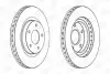 Диск гальмівний передній (кратно 2) Jeep Compass (06-), Patriot (07-17)/ Mitsubishi ASX (09-) CHAMPION 562790CH (фото 1)