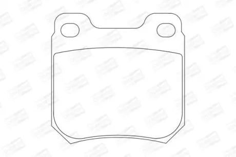 Колодки тормозные дисковые задние (с болтами и пружинами) Opel Omega B, Vectra B CHAMPION 571389CH