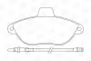 Колодки тормозные дисковые передние Citroen Jumpy I/ Fiat Scudo (96-06) (571843C CHAMPION 571843CH (фото 1)