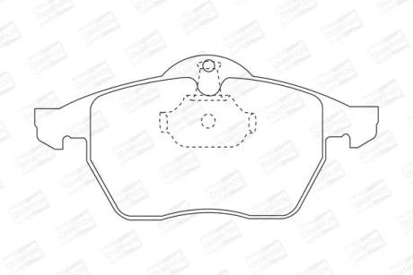 Гальмівні колодки пер. Vectra B 95-03 (ATE) CHAMPION 571920CH