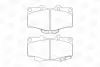 Колодки тормозные дисковые передние Toyota Land Cruiser (J7,J8,J9), 4 Runner (II CHAMPION 572140CH (фото 1)