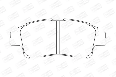 Гальмівні колодки пер. Yaris 01-05 CHAMPION 572404CH