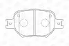 Колодки гальмівні дискові передні TOYOTA CALDINA Estate (_T24_) 02-07, CELICA Coupe (_T23_) 99-06 CHAMPION 572517CH (фото 1)