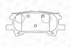 Колодки гальмівні дискові задні LEXUS RX (_U3_) 03-08|TOYOTA HARRIER (_U3_) 03-13 CHAMPION 572621CH (фото 1)