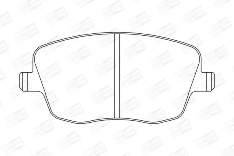 Колодки тормозные дисковые передние Skoda Fabia (I,II)/ VW Polo IV CH CHAMPION 573101CH