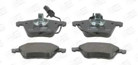 Колодки тормозные дисковые передние (с датчиками) Audi A6 (C5) CHAMPI CHAMPION 573145CH