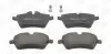 Колодки тормозные дисковые передние MINI MINI (R50, R53) 01-06, MINI (R56) 05-14 CHAMPION 573234CH (фото 2)