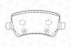 Колодки тормозные дисковые задние Land Rover Freelander 2/ Volvo V60 I, S80 II, CHAMPION 573250CH (фото 1)