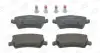 Колодки тормозные дисковые задние Land Rover Freelander 2/ Volvo V60 I, S80 II, CHAMPION 573250CH (фото 2)