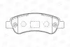 Колодки тормозные дисковые Citroen Jumper II/ Fiat Ducato (06-) CHAMP CHAMPION 573274CH (фото 1)
