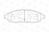 Колодки тормозные дисковые передние Jeep Grand Cherokee (III,IV) CHAM CHAMPION 573340CH (фото 1)