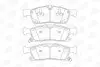 Колодки тормозные дисковые передние JEEP GRAND CHEROKEE IV (WK, WK2) CHAMPION 573459CH (фото 1)
