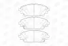 Колодки тормозные дисковые передние Mazda 3 (BM) (13-) CHAMPION 573611CH (фото 1)