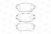 Колодки тормозные дисковые задние Nissan X-Trail III, Qashqai II, Leaf (17-)/ Re CHAMPION 573658CH (фото 1)