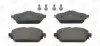 Колодки тормозные дисковые передние MERCEDES-BENZ C-CLASS (W205) 13-, C-CLASS T-Model (S205) 14- CHAMPION 573671CH (фото 2)