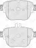 Колодки тормозные дисковые задние MB E-CLASS (W213) (16-) CHAMPION 573845CH (фото 1)