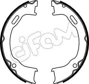 Гальмівні колодки бараб. Cherokee 01-08/Wrangler II 96/07 CIFAM 153-364