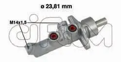 Головний гальмівний циліндр Avensis 03-(D1=23,81mm, +ESP)(Bosch) CIFAM 202-648