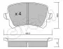 Гальмівні колодки зад. Caddy III/Golf V/Audi A4 03- CIFAM 822-806-0 (фото 1)