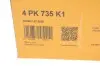 Комплект ремня генератора Ford Transit 2.0 TDCi 00-06 CONTINENTAL 4PK735K1 (фото 5)