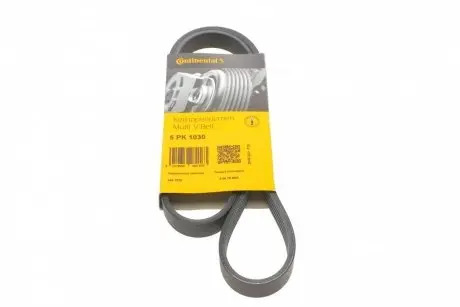 Ремень генератора Mazda 323/626 1.8-2.0 97-02/Opel Astra G/Vectra B/C 2.0/2.2 00-08 CONTINENTAL 5PK1030