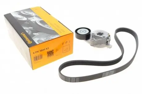 Комплект ременя генератора VW Caddy III 1.6 BiFuel/2.0 EcoFuel 06-15 (6PK1045) CONTINENTAL 6PK1045K2