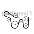 Комплект поликлинового ремня (с роликами) FORD FOCUS I, FOCUS I/KOMBI, TOURNEO CONNECT, TRANSIT CONNECT 1.8D 08.98-12.13 6PK1715K1
