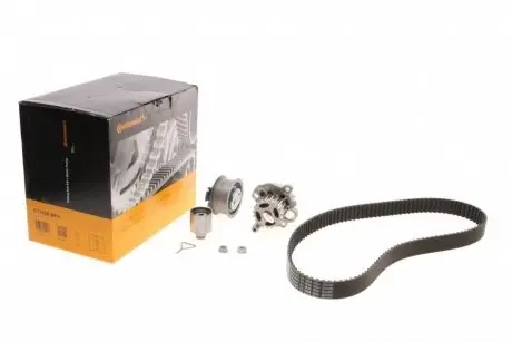 Комплект ГРМ + насос VW Caddy 07-10/Golf 00-11/Passat 00-09/Audi A3/A4/A6 1.9/2.0TDI 00-05 (30x120z) CONTINENTAL CT1028WP4