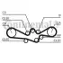 Комплект пасу ГРМ Subaru Impreza/Forester/Legacy/O CONTINENTAL CT1050K1 (фото 1)