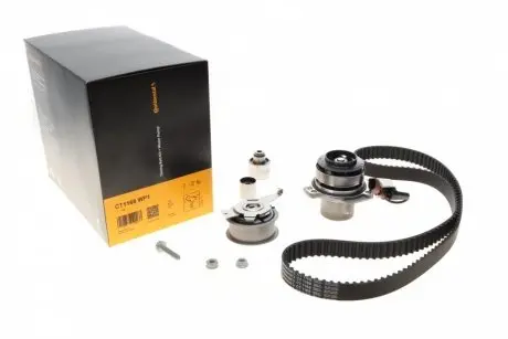 Комплект ГРМ + насос Audi A3/A4/A5/A6/Q3/VW Caddy/T6 2.0TDI 15-/Golf VII 1.6TDI/2.0TDI 12- (25x145z) CONTINENTAL CT1168WP1