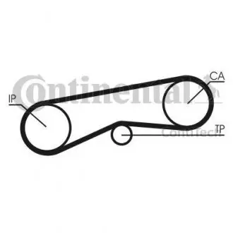 Ремень ГРМ DAIHATSU CHARADE II, CHARADE III 1.0D 10.83-12.92 CONTINENTAL CT780