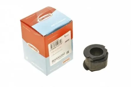 Втулка стабилизатора (переднего) Audi 80/90 92-96 (d=23.5mm) CORTECO 80000260