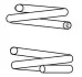 Пружина подвески передняя (кратно 2) Toyota Avensis/kombi 1.6, 1.8, 2.0VVTi (03- CS Germany 14872800 (фото 1)