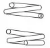 Пружина подвески передняя (кратно 2) SEAT Leon, Toledo II/VW Golf IV (97-06) CS CS Germany 14950707 (фото 1)