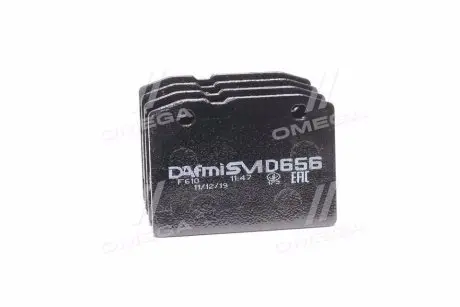 Колодка тормозов. ВАЗ 2101 перед. (компл. 4шт.) (выр-во Dafmi) DAFMI / INTELLI D656SM