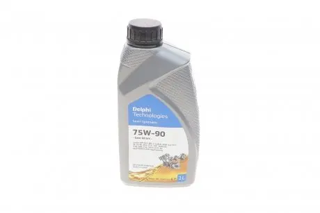 Масла трансмиссионные 75W90 Gear Oil 5/4 (1L) (GL5/MAN 342 M-2/Volvo 1273.10/MIL L 2105D) Delphi 25067150
