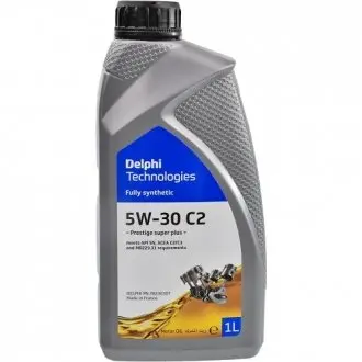 Масло 5W30 Prestige Super Plus C2 (1L) (MB 229.31/PSA B71 2290-2017) Delphi 28236307