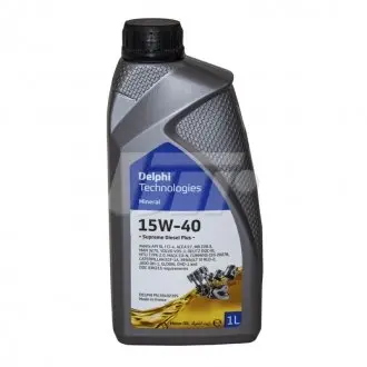 Олива моторна SUPREME DIESEL PLUS 15W-40 1л Delphi 28492395